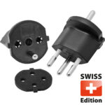 Fixadapter Typ12 / Schuko (für die 3-polige Variante)