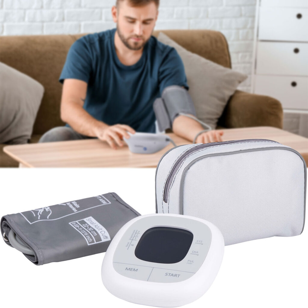 Blutdruck-Messgerät mit grossem Display, Blutdruckmesser mit WHO-Indikator