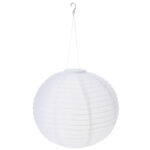 Solarleuchte in Kugelform, Ø 40 cm, weiss, inkl. Aufhhängung