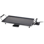 Elektrischer Tischgrill, Teppanyaki Grillplatte, 2000W, 47 x 26,5 cm