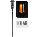 Solargartenfackel aus Bambus, 65cm