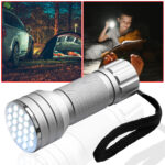 LED-Taschenlampe mit Alu-Gehäuse und 21 LEDs