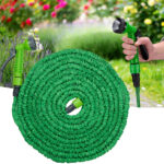 Gartenschlauch-Set, Flexschlauch dehnbar 10m – 20m, Sprühdüse mit 7 Funktionen