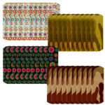 Kinderpflasterset, 40-tlg, 4 bunte Farben und Muster, steril, 5,6 x 1,9 cm