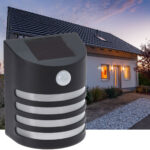 Solar-Aussenbeleuchtung mit PIR-Bewegungssensor, Wandleuchte