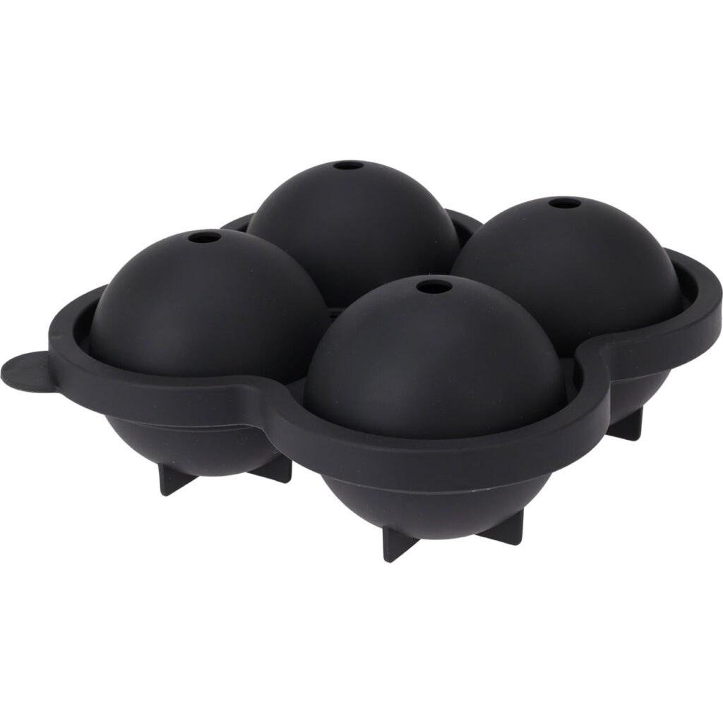 Flexible Eiswürfelform für 4 Eiskugeln, ca. Ø 6 cm je Eisball Flexible Eiswürfelform für 4 Eiskugeln, ca. Ø 6 cm je Eisball