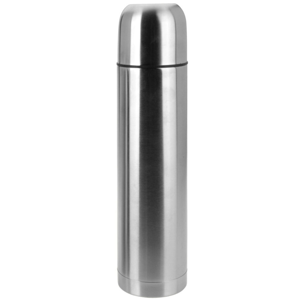 Edelstahl-Isolierflasche mit Becher im Deckel 1,0 l Edelstahl-Isolierflasche mit Becher im Deckel 1,0 l