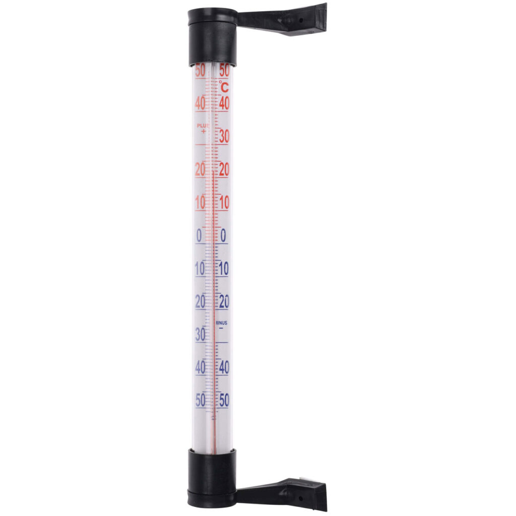 Aussenthermometer für Fensterscheiben, 6 x 21 cm