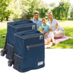 2er-Set Kühlrucksack, Nylongewebe, wasserabweisend, 10 l