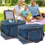 2er-Set Kühltasche mit Schultergurt 26 Liter, blau