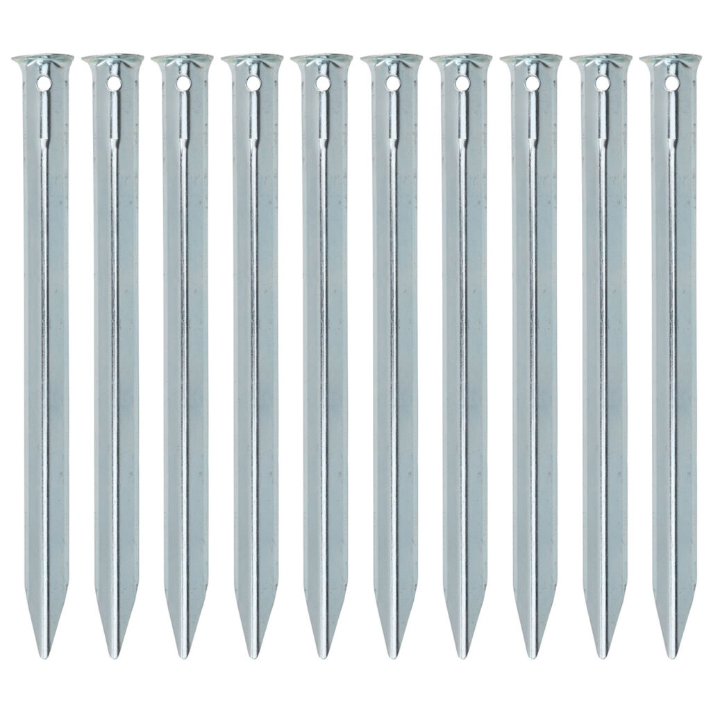 Zeltheringe, V-Profil, 10 Stück, 23 cm lang