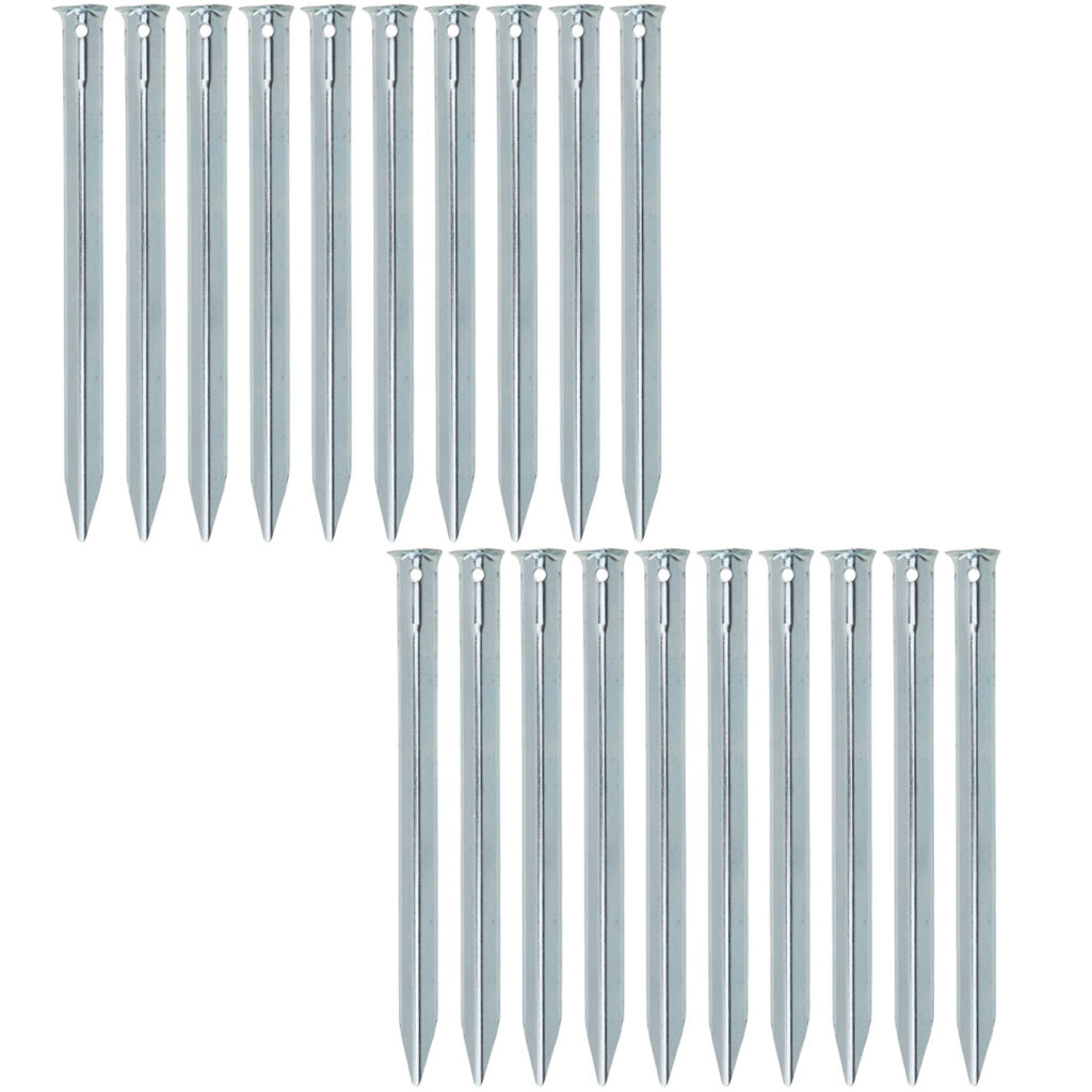 Zeltheringe, V-Profil, 20 Stück, 23 cm lang