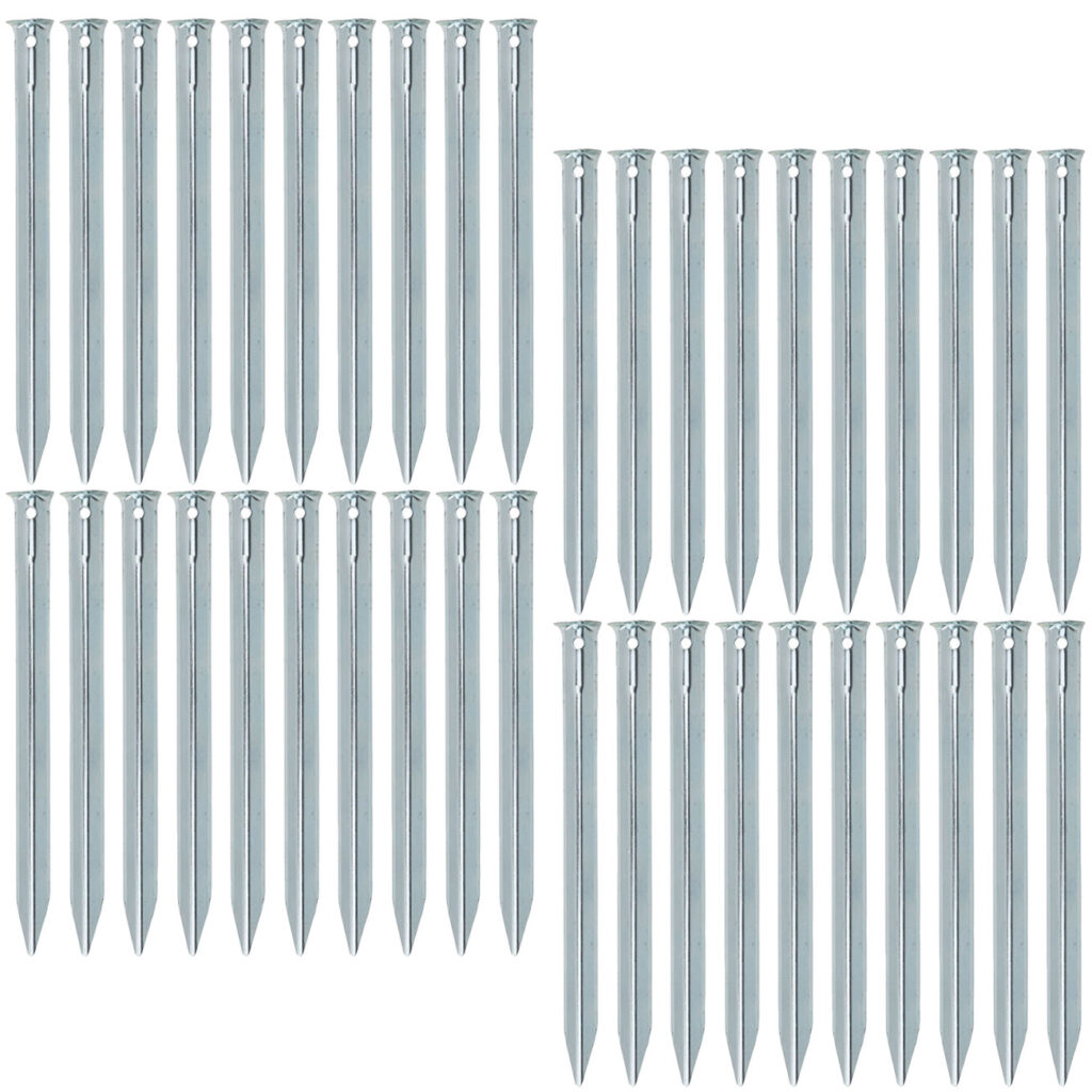 Zeltheringe, V-Profil, 40 Stück, 23 cm lang