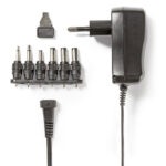 Einstellbares universal Netzteil, 3 – 12 V DC, wechselbarer Adapter, 100 – 240 V AC