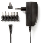 Universal-Netzteil mit 6 Wechselsteckern, 3 – 12 V DC, 100 – 240 V AC, 27 W