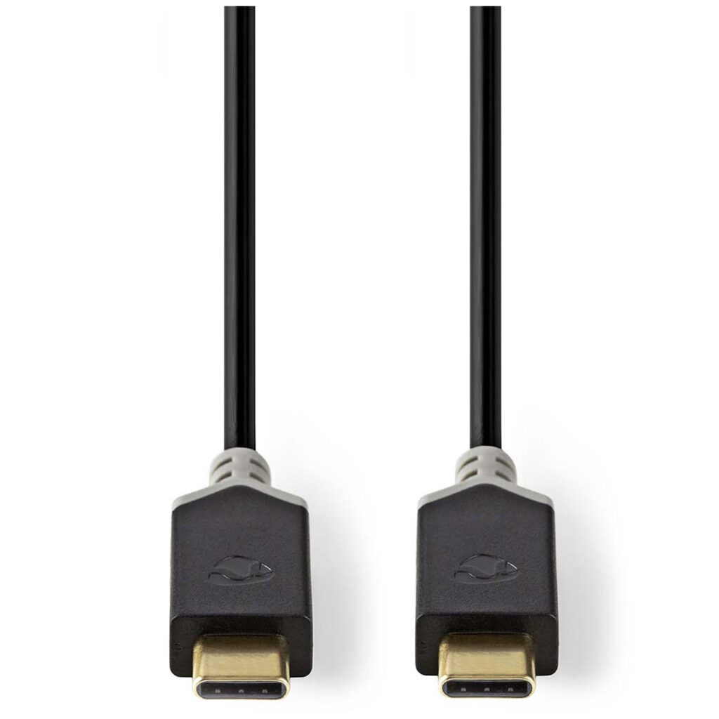 USB-C auf USB-C Ladekabel, USB 3.2 , anthrazit, 1 m USB-C auf USB-C Ladekabel, USB 3.2 , anthrazit, 1 m