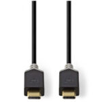 USB-C auf USB-C Ladekabel, USB 3.2 , anthrazit, 1 m