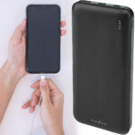 Powerbank 10.000 mAh, schnelles Aufladen, LED-Anzeige, USB-C und USB-A mit 18 W