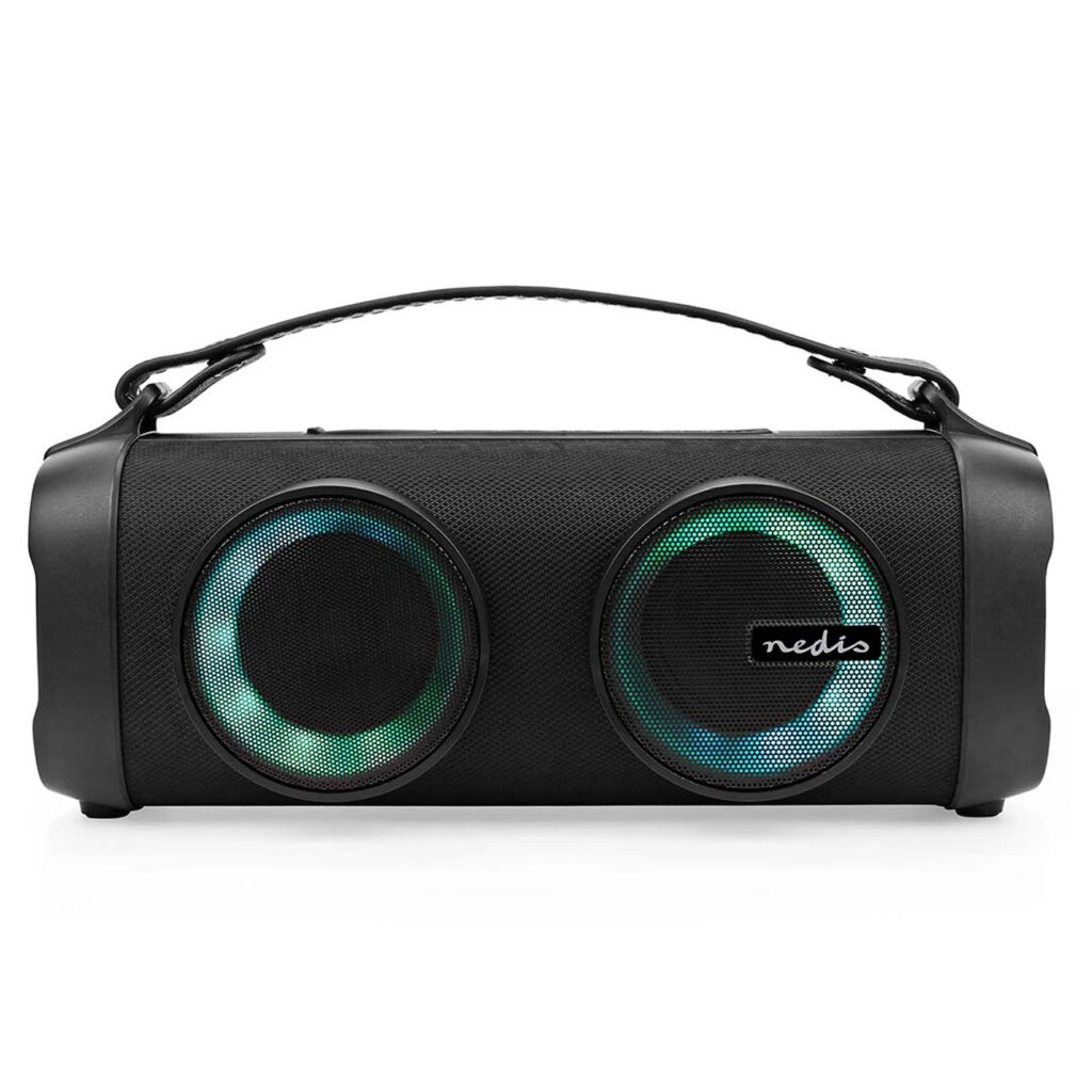 Bluetooth Lautsprecher, Partylautsprecher, Lichteffekte, Google Assistant, Siri, 16 W Bluetooth Lautsprecher, Partylautsprecher, Lichteffekte, Google Assistant, Siri, 16 W