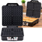 Waffeleisen für 4 Belgische-Waffeln, 1200 W