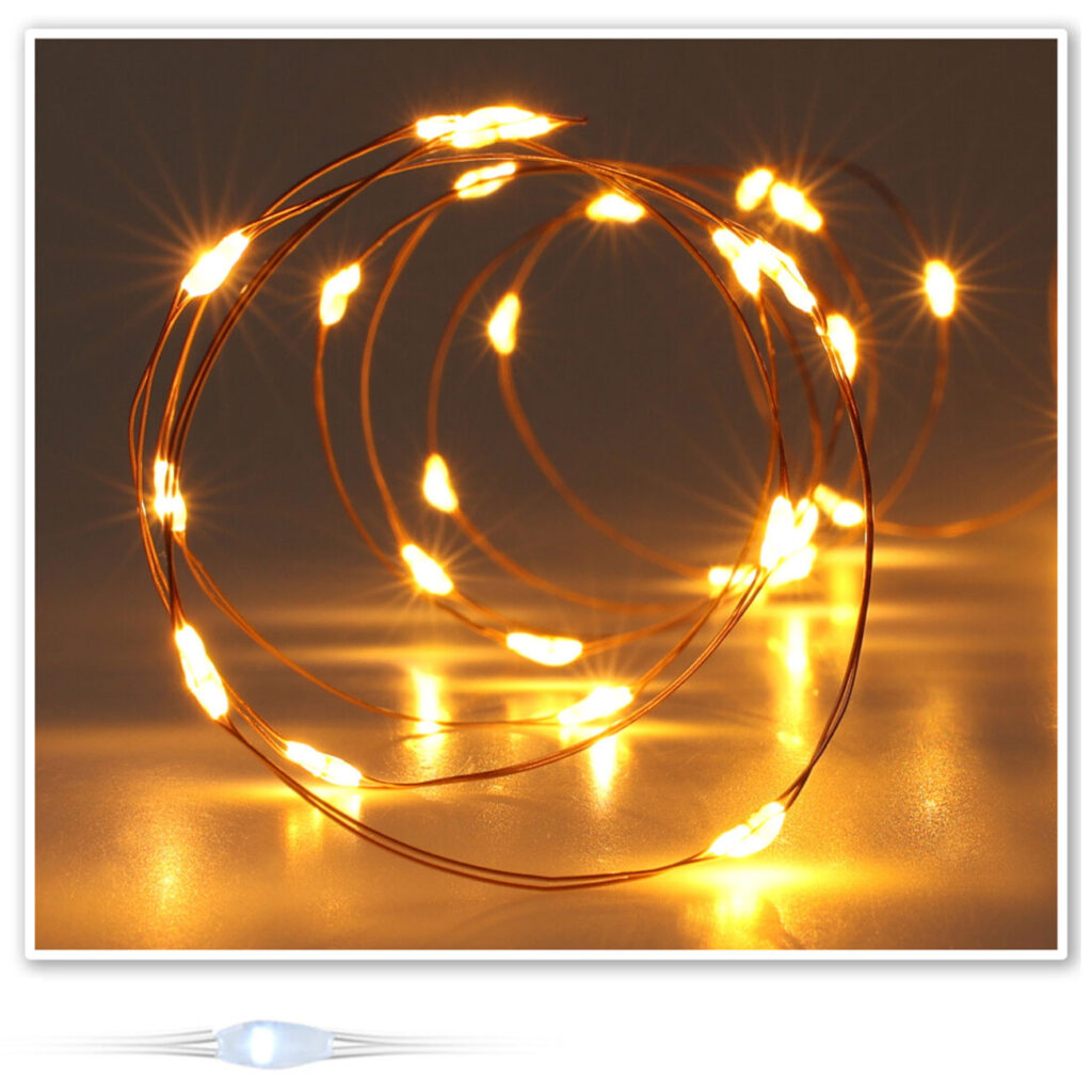 Lichterkette, 40 LEDs, zum Aufhängen, Innenbereich, L 195 cm Lichterkette, 40 LEDs, zum Aufhängen, Innenbereich, L 195 cm