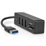 5 Port USB Hub mit Mirco-SD und SD-Kartenleser