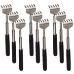 9er-Set Teleskop-Rückenkratzer mit gummiertem Griff, Kratzhilfe, 16 – 53 cm
