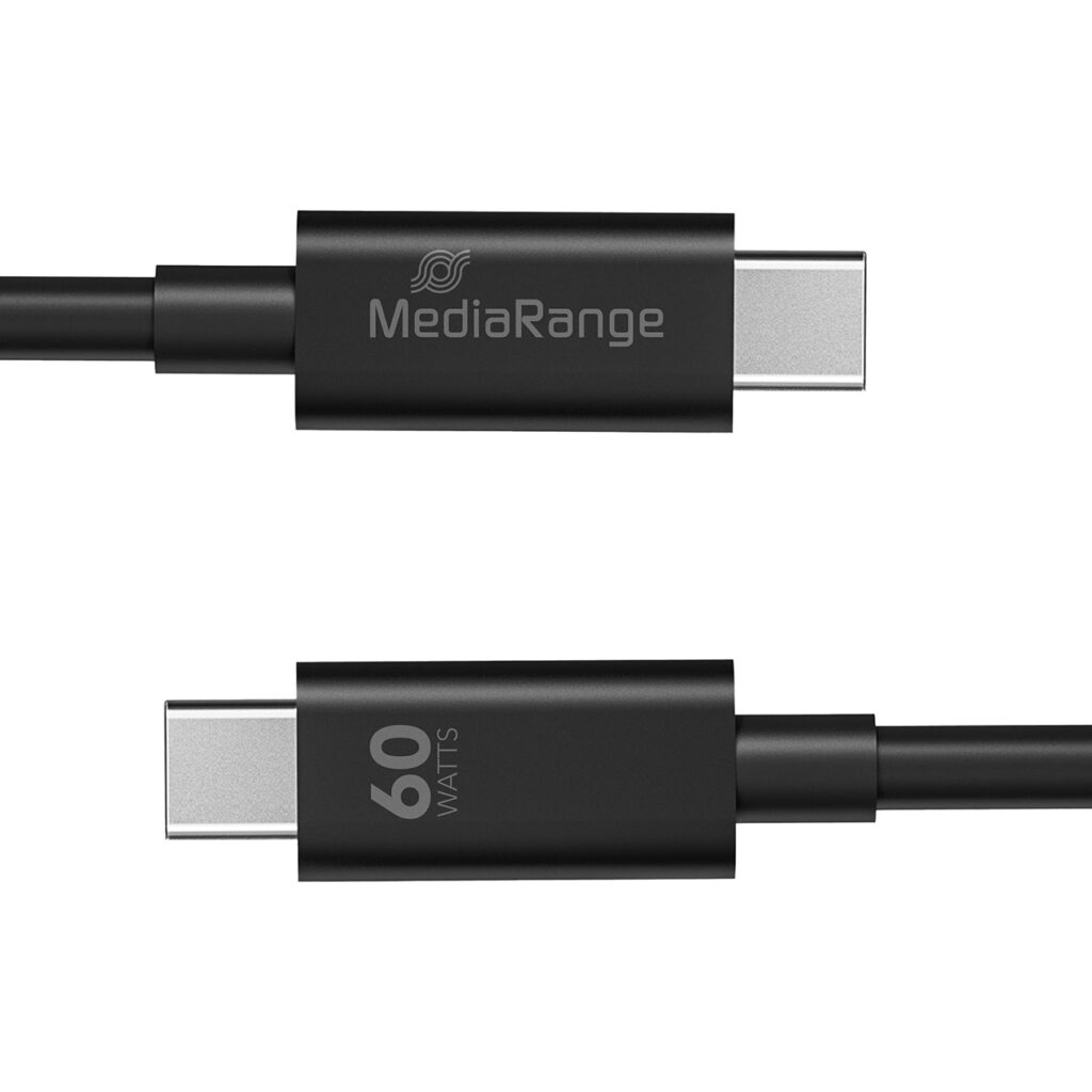 USB Type-C, Lade- und Datenkabel, Power Delivery 3.0, schwarz USB Type-C, Lade- und Datenkabel, Power Delivery 3.0, schwarz