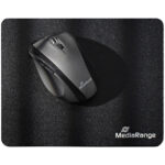 Mousepad, flach, schwarz, Mauspad, 21 x 18 cm