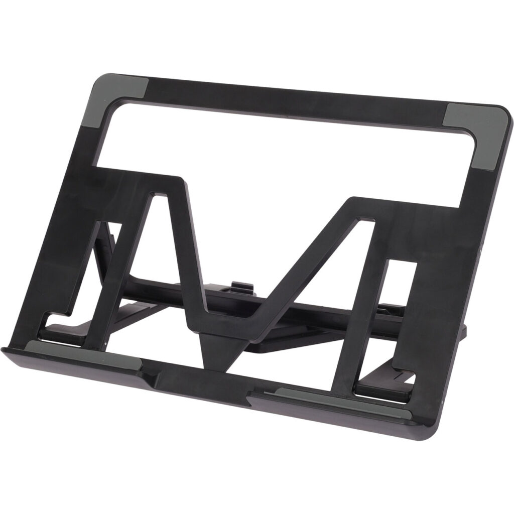 Tablet-Ständer, klappbar & verstellbar, schwarz, Tablet-Halter Tablet-Ständer, klappbar & verstellbar, schwarz, Tablet-Halter