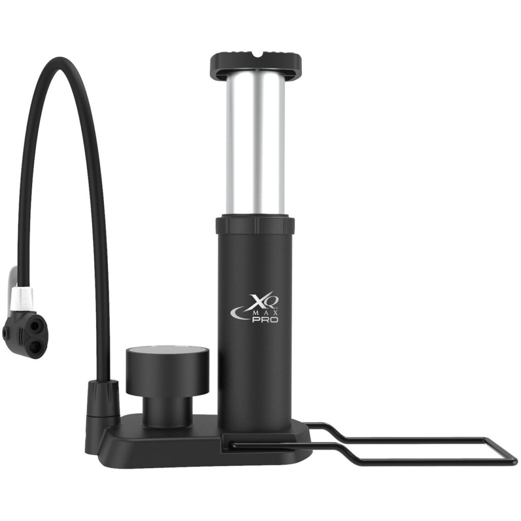 Fusspumpe mit Manometer, 6 verschiedene Aufsätze, Luftpumpe Fusspumpe mit Manometer, 6 verschiedene Aufsätze, Luftpumpe