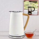 Design Wasserkocher, 360° drehbar, Soft Touch, 1.7 l, 2200 W, weiss