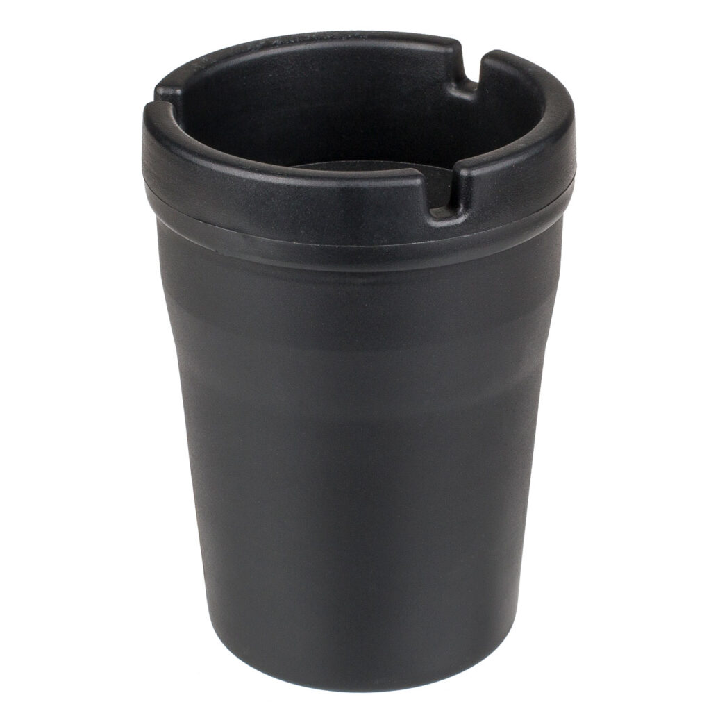 Rauchfreier Aschenbecher, schwarz, 10 x 8 cm
