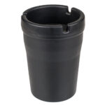 Rauchfreier Aschenbecher, schwarz, 10 x 8 cm