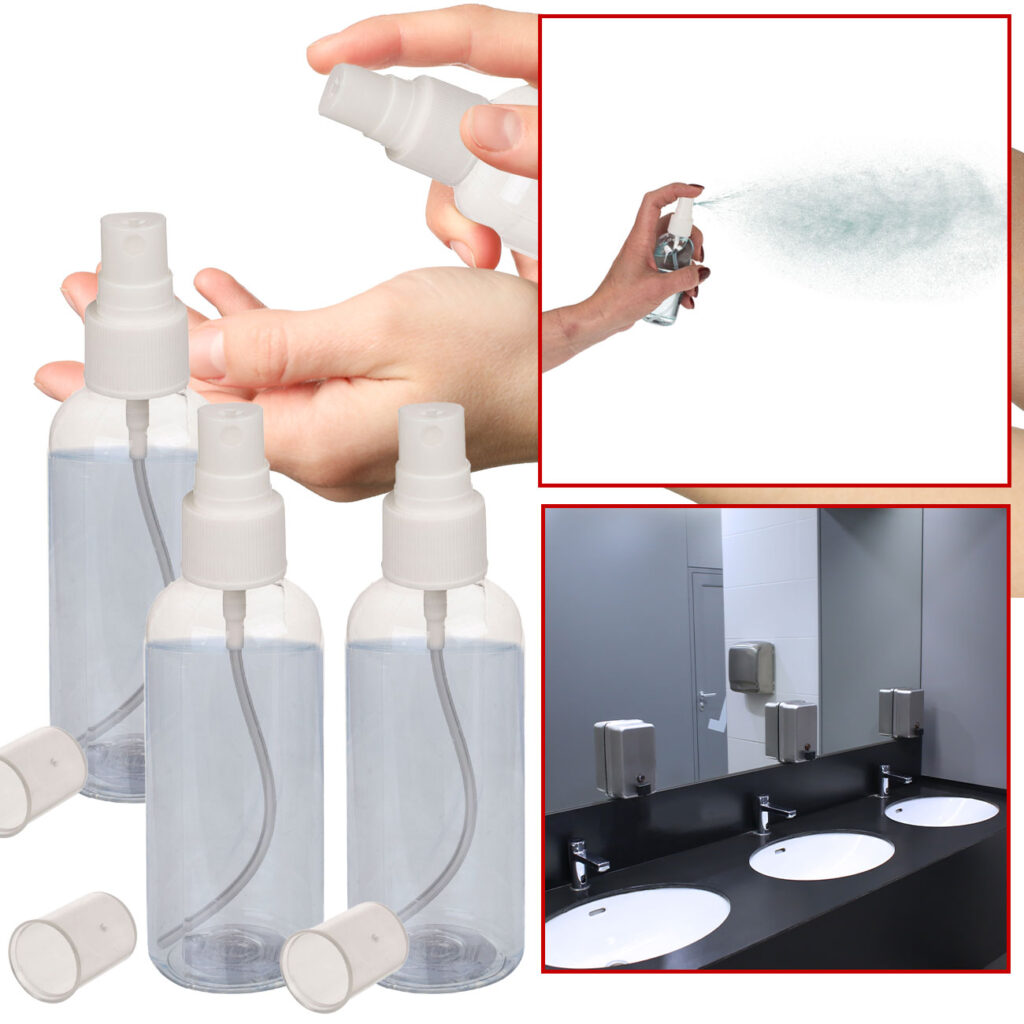 3er-Set Zerstäuberflasche, 100 ml