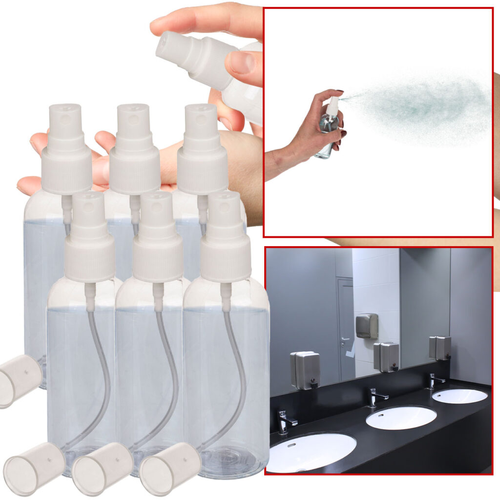 6er-Set Zerstäuberflasche, 100 ml