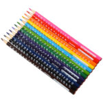 Buntstifte, 12 Stifte, verschiedene Farben