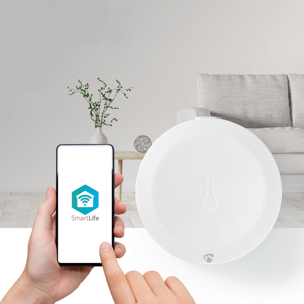SmartLife Klimasensor, Wettersensor, Thermometer, Hygrometer, WiFi, Android / iOS SmartLife Klimasensor, Wettersensor, Thermometer, Hygrometer, WiFi, Android / iOS