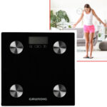 Personenwaage mit Körperanalyse, bis 180 kg