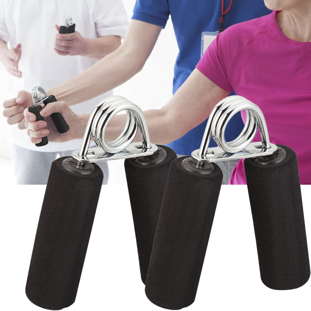 Handtrainer mit Schaumstoffgriff, 2er-Set, schwarz Handtrainer mit Schaumstoffgriff, 2er-Set, schwarz