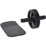 Bauchtrainer inklusive Kniematte, Ø 18 x 2,2 cm