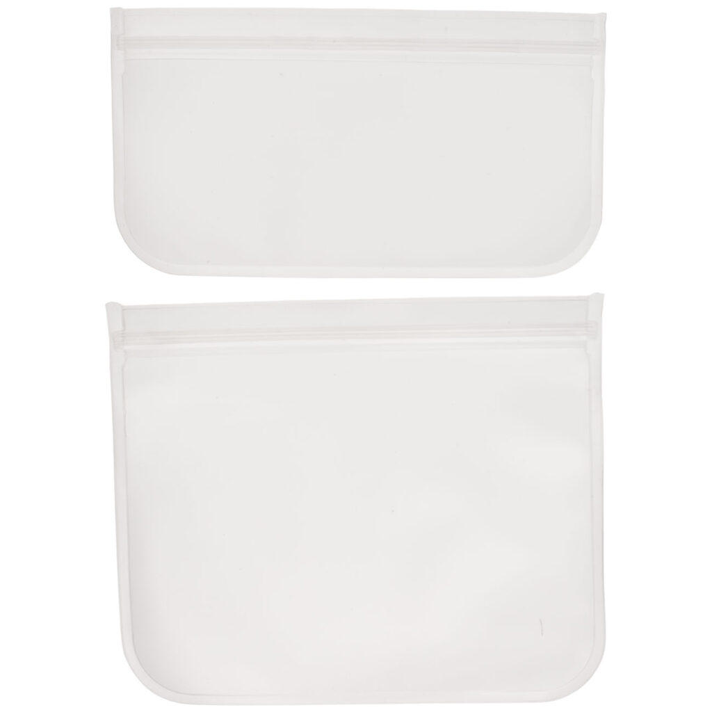Beutel für Lebensmittel, wiederverwendbar, 2er-Set Beutel für Lebensmittel, wiederverwendbar, 2er-Set