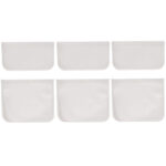 Beutel für Lebensmittel, wiederverwendbar, 6er-Set, 22 x 12 cm und 22 x 18 cm