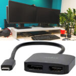 Display-Port-Adapter, USB & HDMI für 2 Monitore