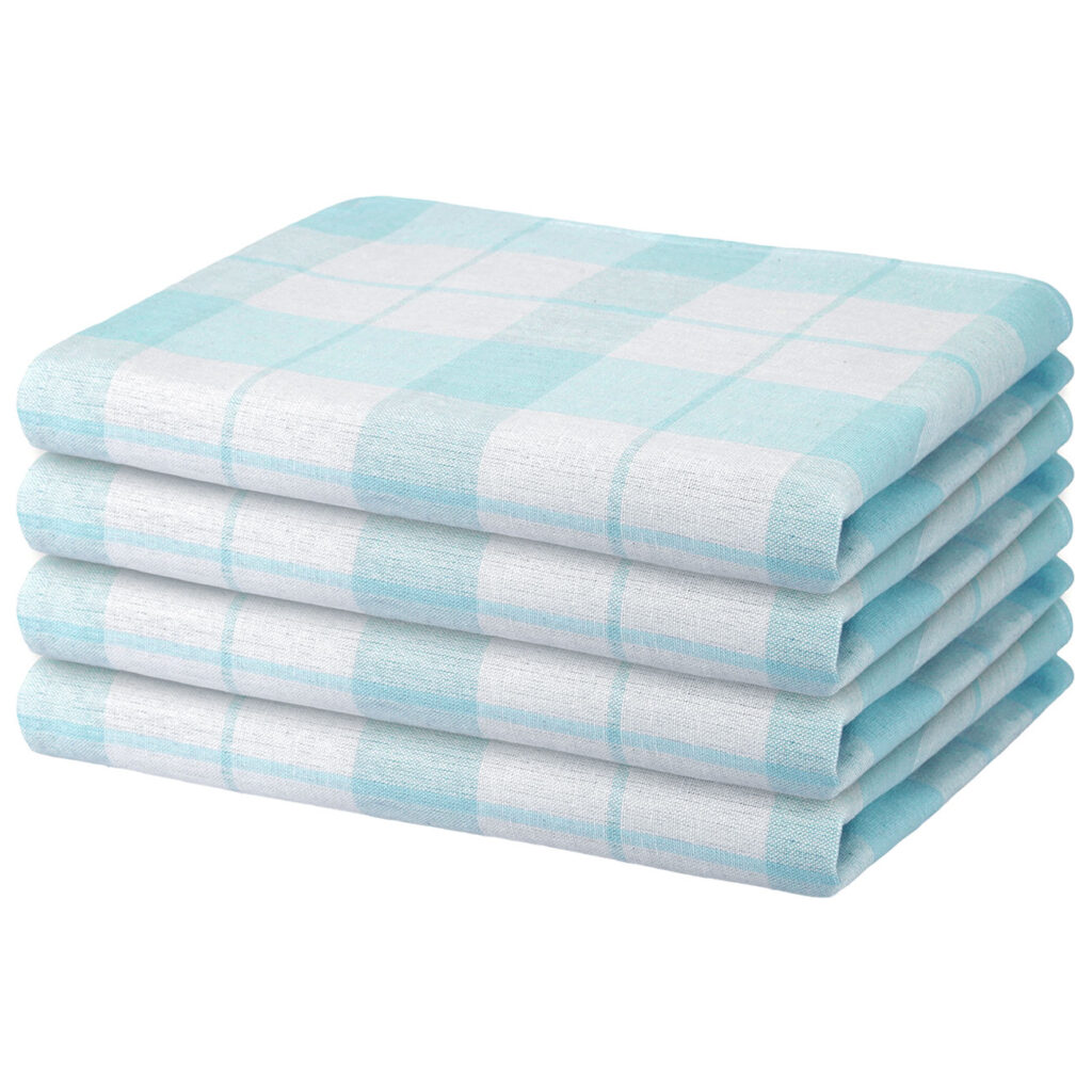 4er-Set Geschirrtücher, aqua, 100% Baumwolle, 70 x 50 cm 4er-Set Geschirrtücher, aqua, 100% Baumwolle, 70 x 50 cm