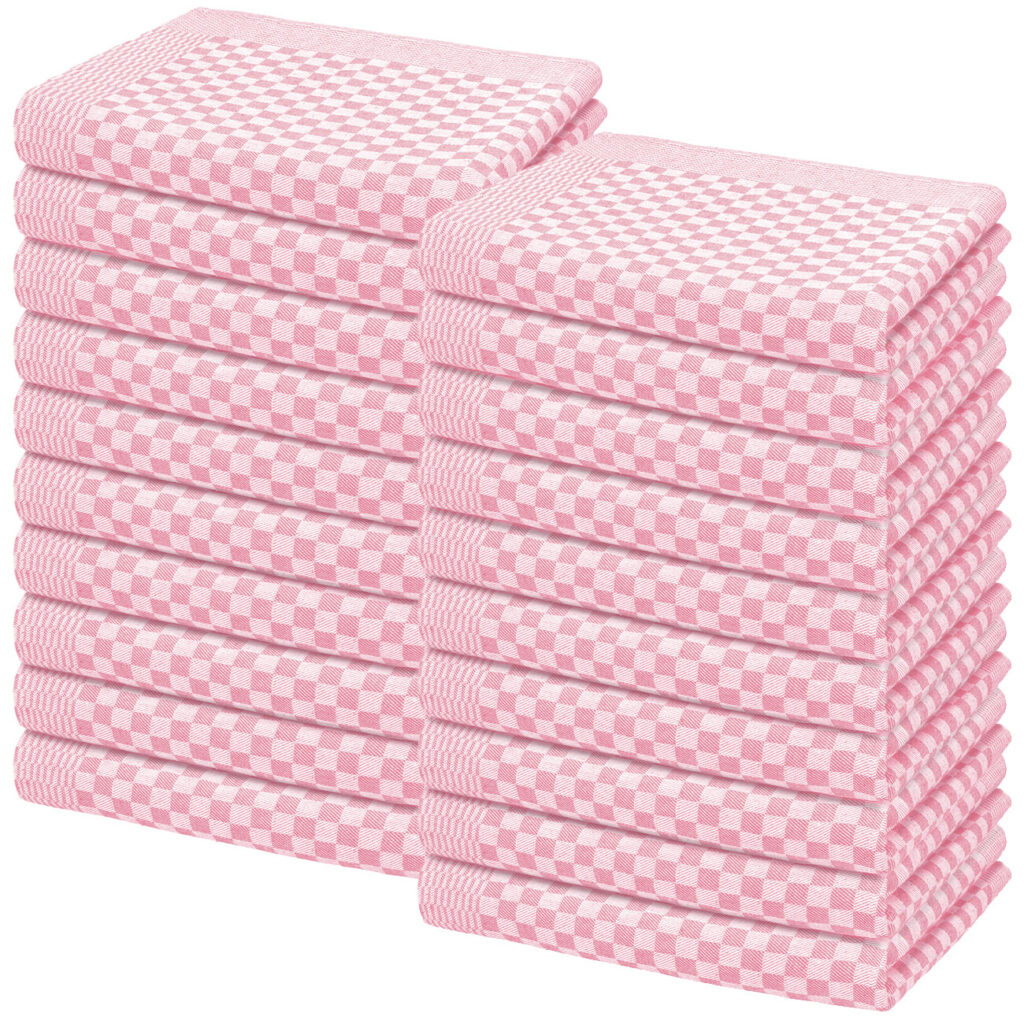 20er-Set Grubentücher, rosa, Geschirrtücher 50 x 70 cm 20er-Set Grubentücher, rosa, Geschirrtücher 50 x 70 cm