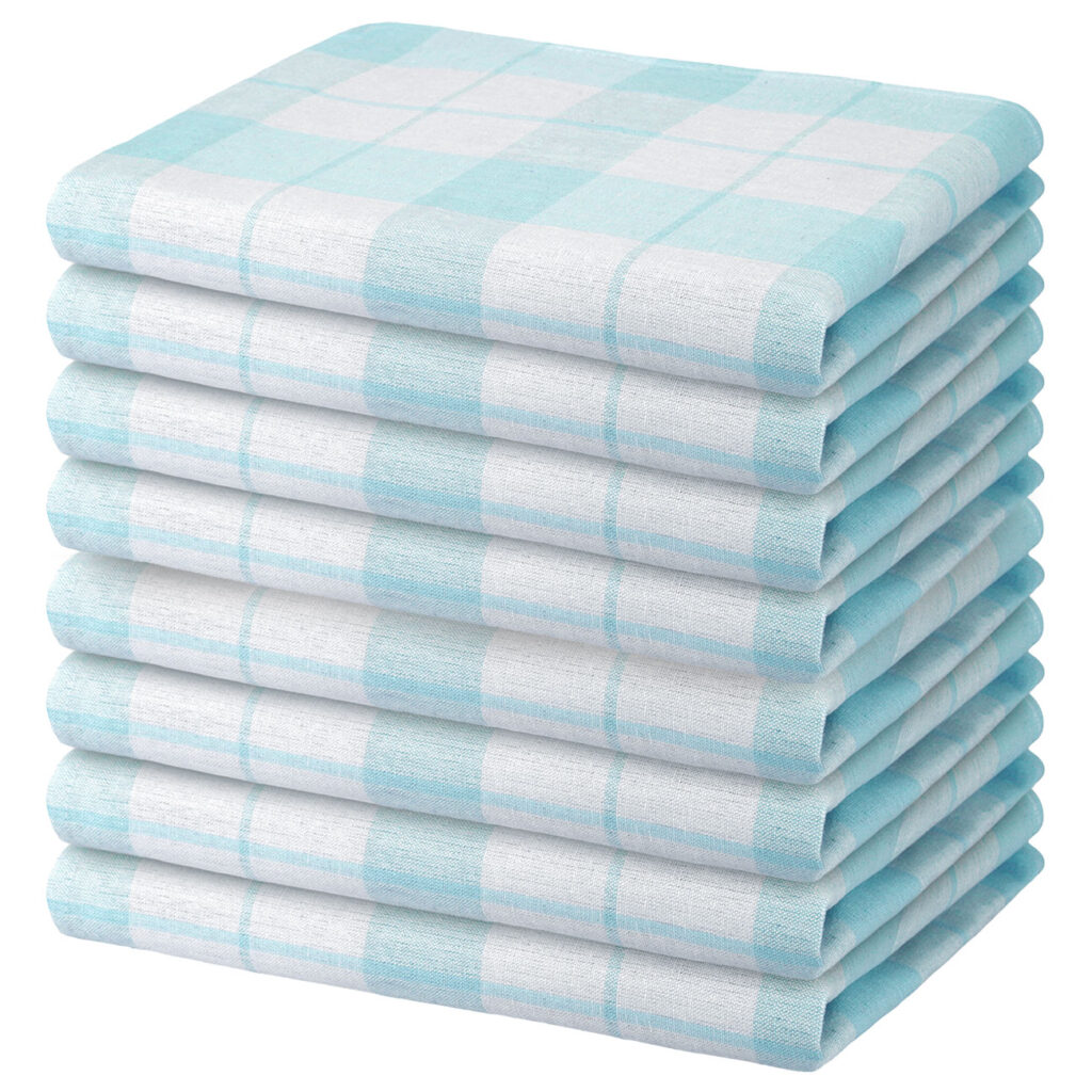 8er-Set Geschirrtücher, aqua, 100% Baumwolle, 70 x 50 cm 8er-Set Geschirrtücher, aqua, 100% Baumwolle, 70 x 50 cm