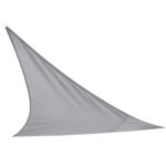 Dreieck Sonnensegel, 3 x 3 x 3 m, grau