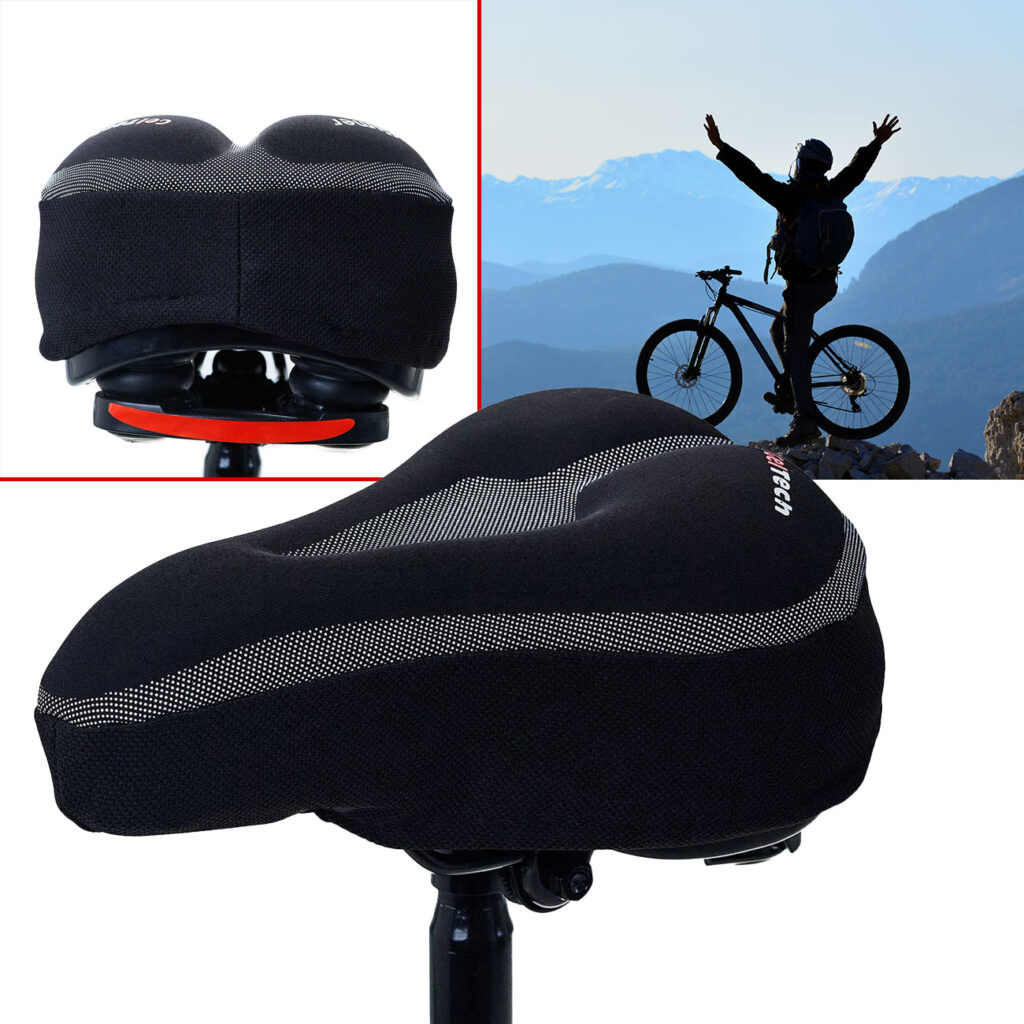 Velo-Sattelbezug für Sportsattel, 15mm Gel-Polsterung