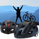 Velohelm mit Rücklicht, M (55 – 58 cm)